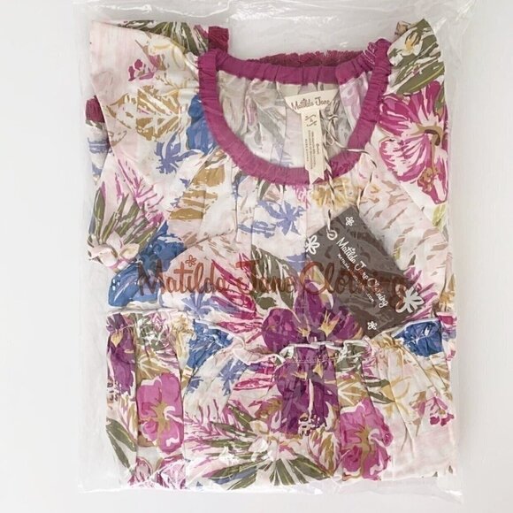 NWT Matilda Jane Bird of Paradise Short-Sleeve Floral Tiered Dress 2T 4T - Picture 11 of 12